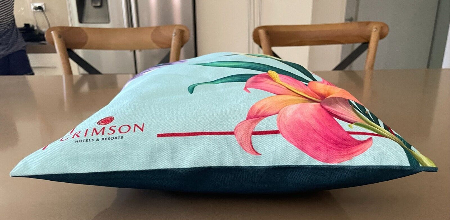CRIMSON HOTELS & RESORTS Tote Multicolour Floral Shopper Bag NWOT!