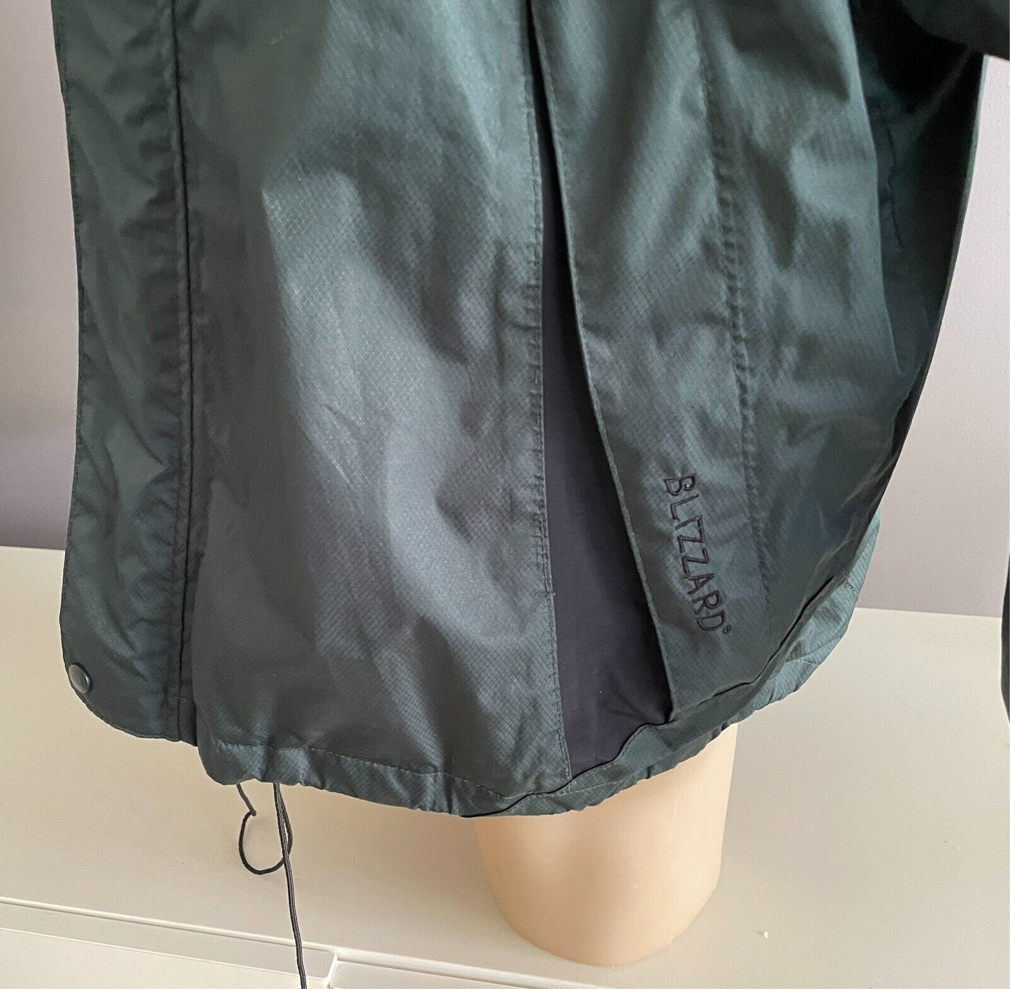 BLIZZARD Green Black Grey Waterproof Windproof Jacket Hood Mens Size XL Outdoors