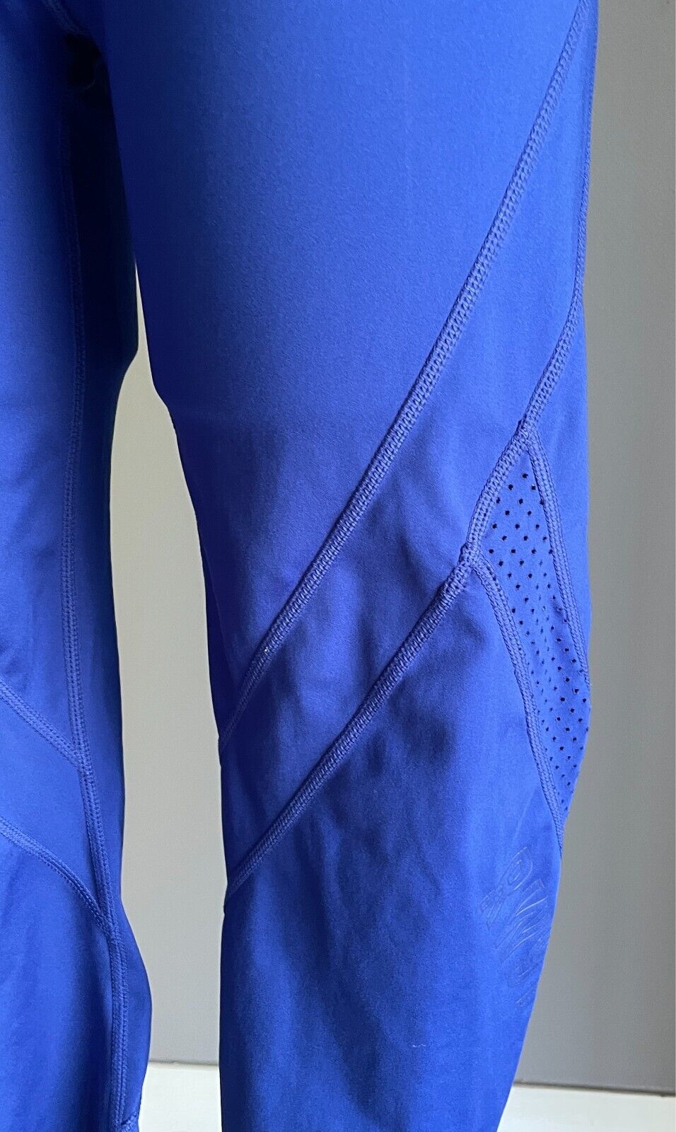 ROCKWEAR Activewear Tights Cobalt Blue 7/8 Length Size 16 Athleisure Gym NEW