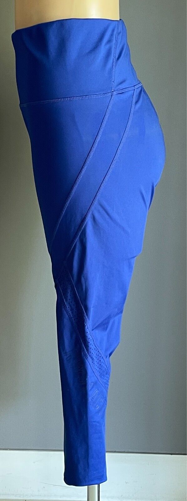 ROCKWEAR Activewear Tights Cobalt Blue 7/8 Length Size 16 Athleisure Gym NEW