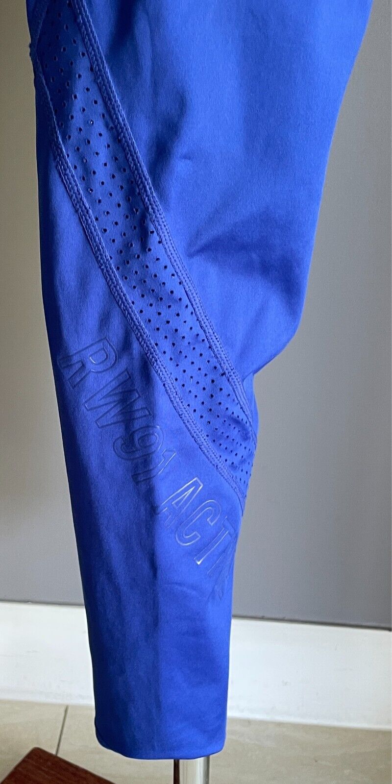 ROCKWEAR Activewear Tights Cobalt Blue 7/8 Length Size 16 Athleisure Gym NEW
