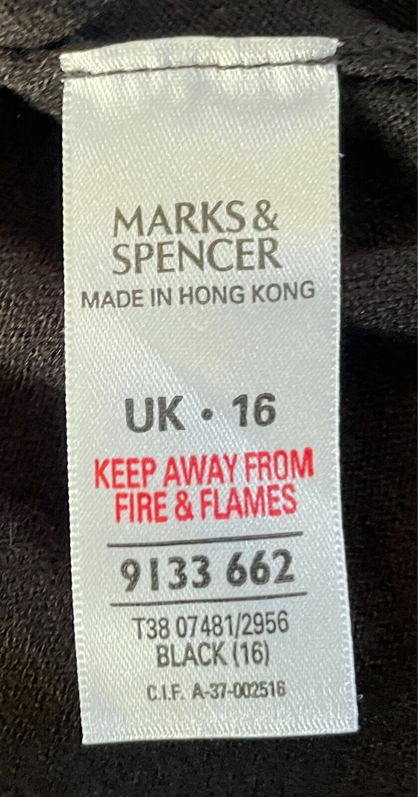 MARKS & SPENCER Black Fine Knit Jumper V Neck Size 16 Sequin Bead & Trim