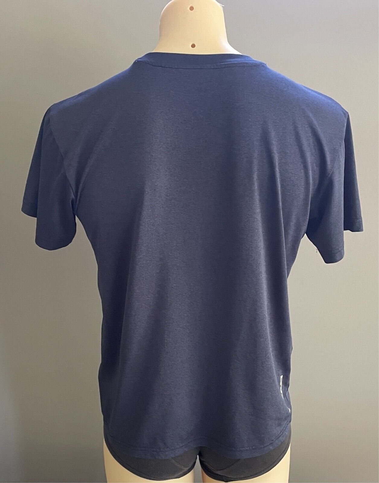 HEAD Hypertek T-Shirt Navy Activewear Moisture Wick Top Short Sleeve Mens Size M