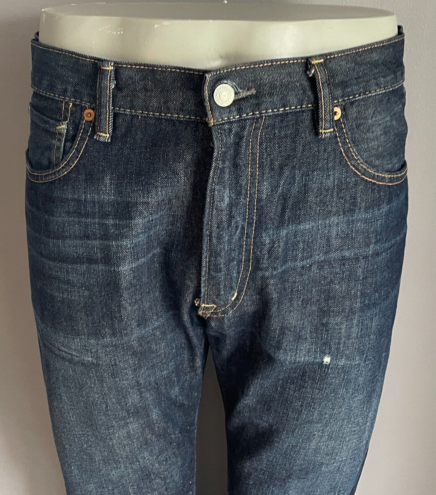 DENIM & SUPPLY Ralph Lauren Dark Denim Jeans Slim Leg Style Mens Size W36/L32