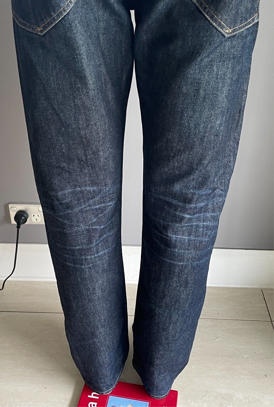 DENIM & SUPPLY Ralph Lauren Dark Denim Jeans Slim Leg Style Mens Size W36/L32