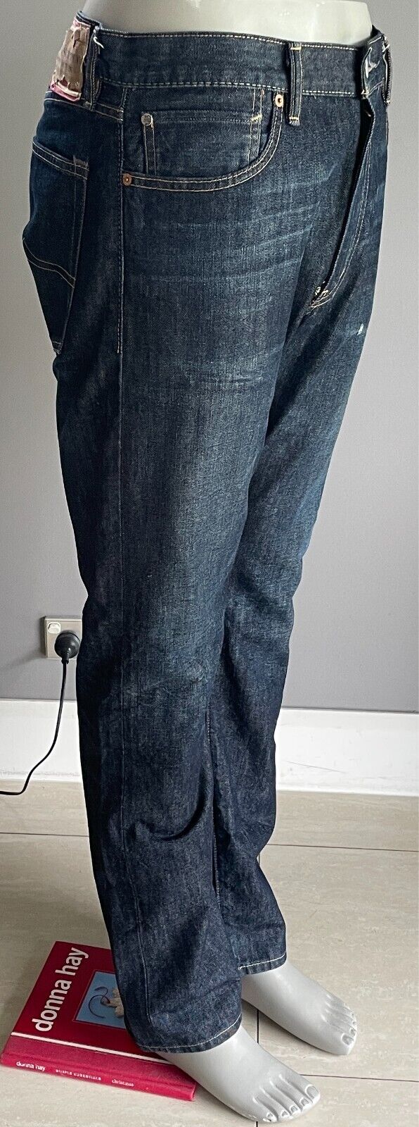 DENIM & SUPPLY Ralph Lauren Dark Denim Jeans Slim Leg Style Mens Size W36/L32