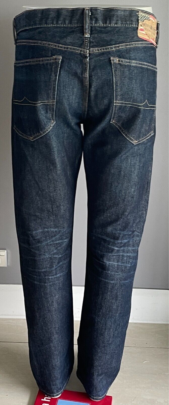 DENIM & SUPPLY Ralph Lauren Dark Denim Jeans Slim Leg Style Mens Size W36/L32