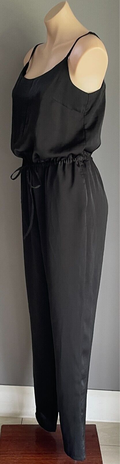 TARGET Black  Jumpsuit Sleeveless Elastic Waist Size 10 Adjustable Straps