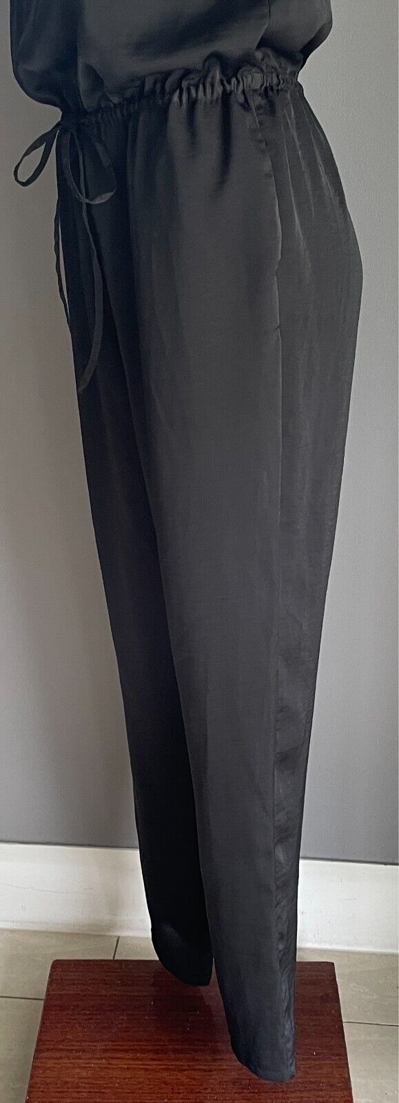 TARGET Black  Jumpsuit Sleeveless Elastic Waist Size 10 Adjustable Straps