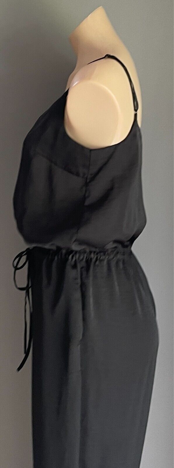 TARGET Black  Jumpsuit Sleeveless Elastic Waist Size 10 Adjustable Straps