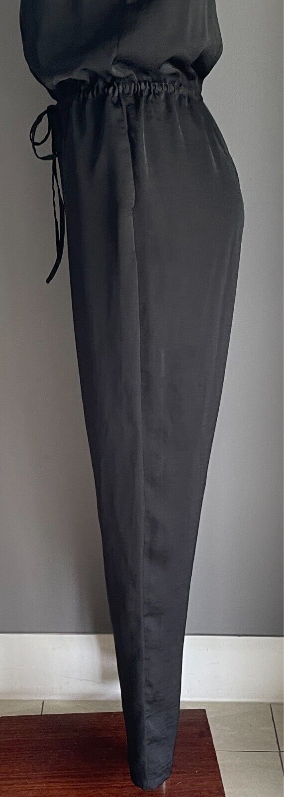 TARGET Black  Jumpsuit Sleeveless Elastic Waist Size 10 Adjustable Straps
