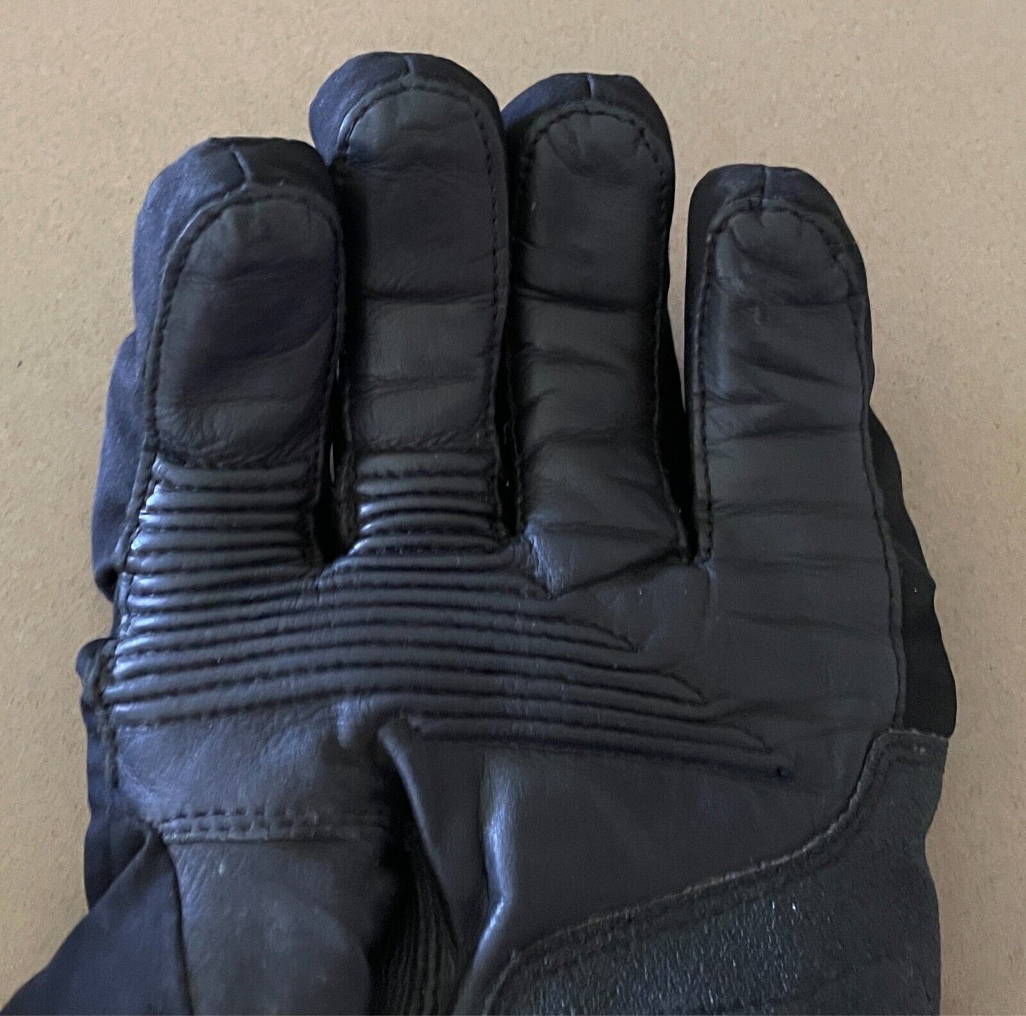HARLEY DAVIDSON Black Riding Gloves Mixed Media Size 2XL Thinsulate Lined