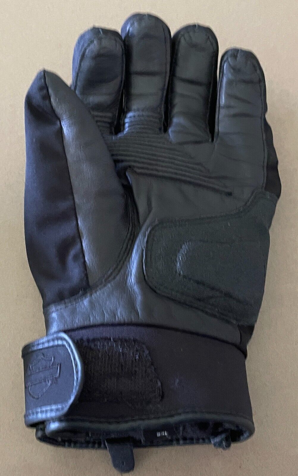 HARLEY DAVIDSON Black Riding Gloves Mixed Media Size 2XL Thinsulate Lined