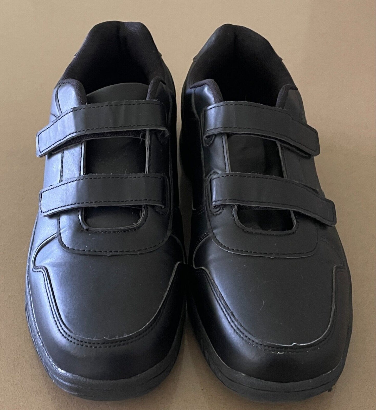 ANKO Mens Black Synthetic Casual Sneakers Adjustable Size AU UK 9/US 10/ EUR 41