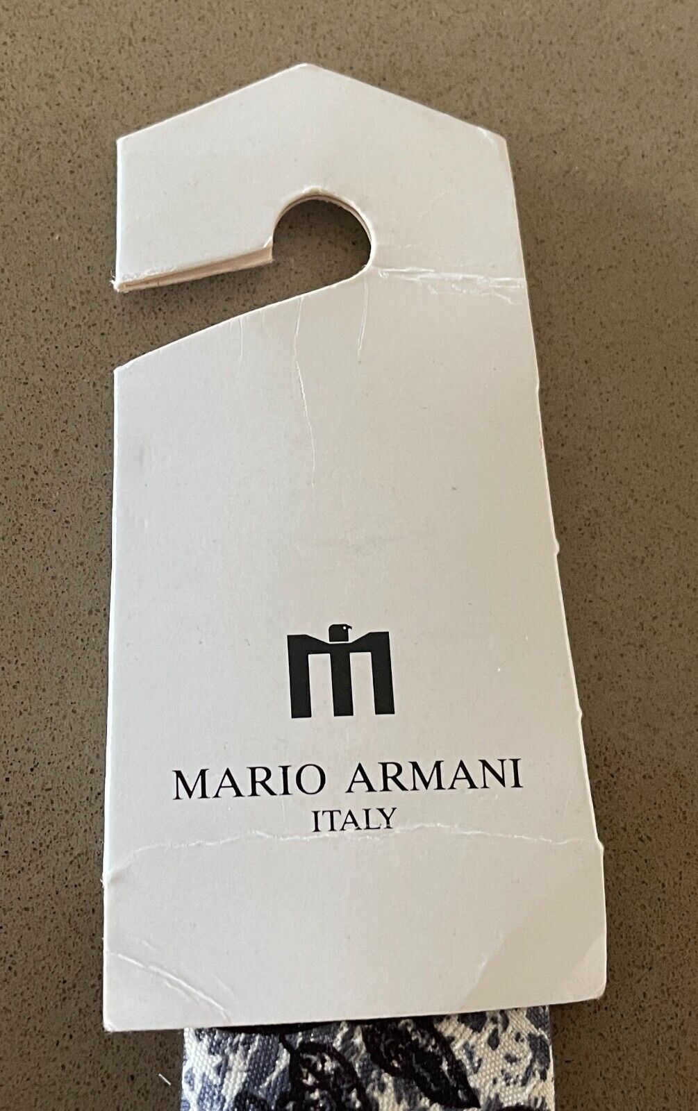 MARIO ARMANI Italy Silk Tie NeckTie Elephants Ducks Pattern Wide Mens Necktie