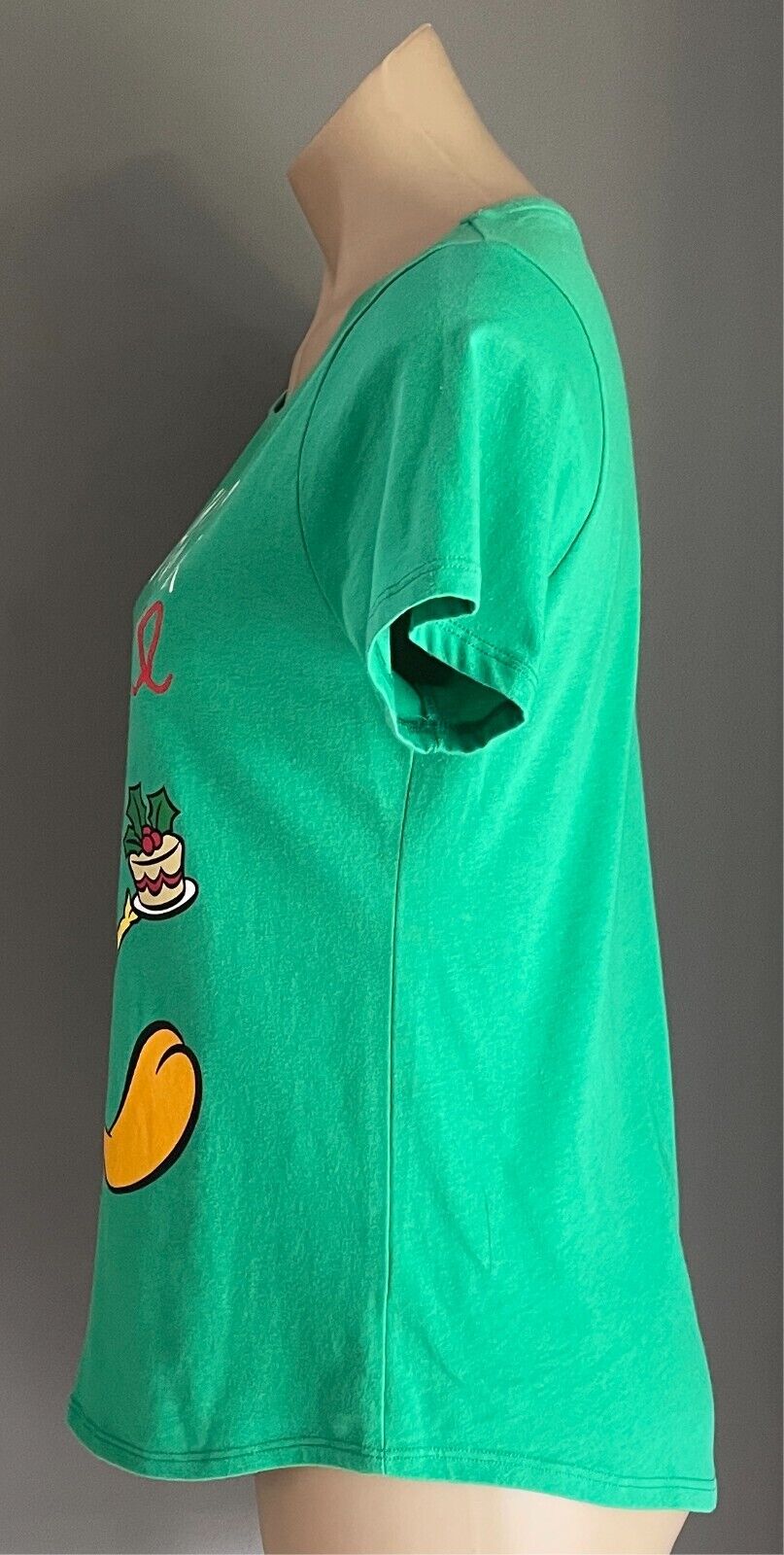 LOONEY TUNES Naughty or Nice T-shirt Tweety Bird Ladies Size 10 Xmas Novelty