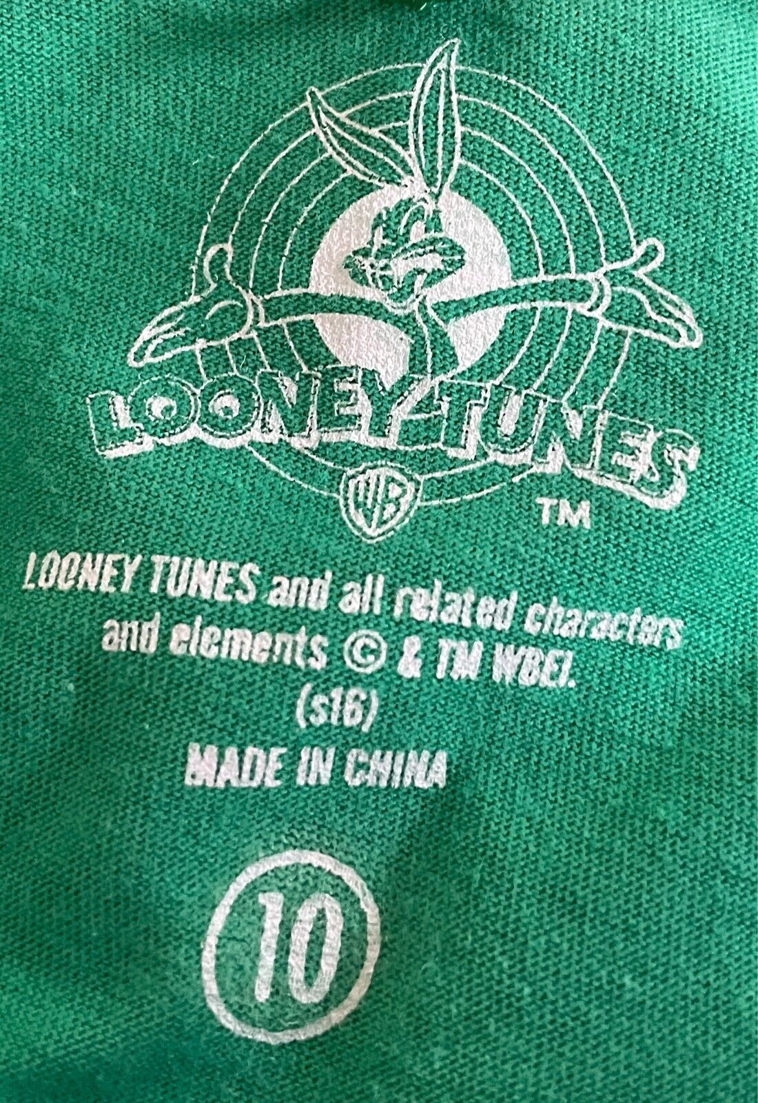 LOONEY TUNES Naughty or Nice T-shirt Tweety Bird Ladies Size 10 Xmas Novelty