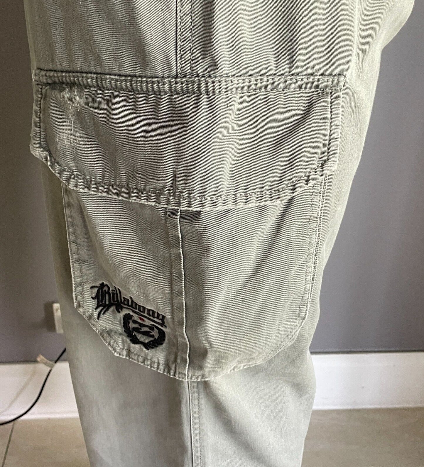 BILLABONG Mens Cargo Pants Light Khaki Full Length Size 36 94cm Waist