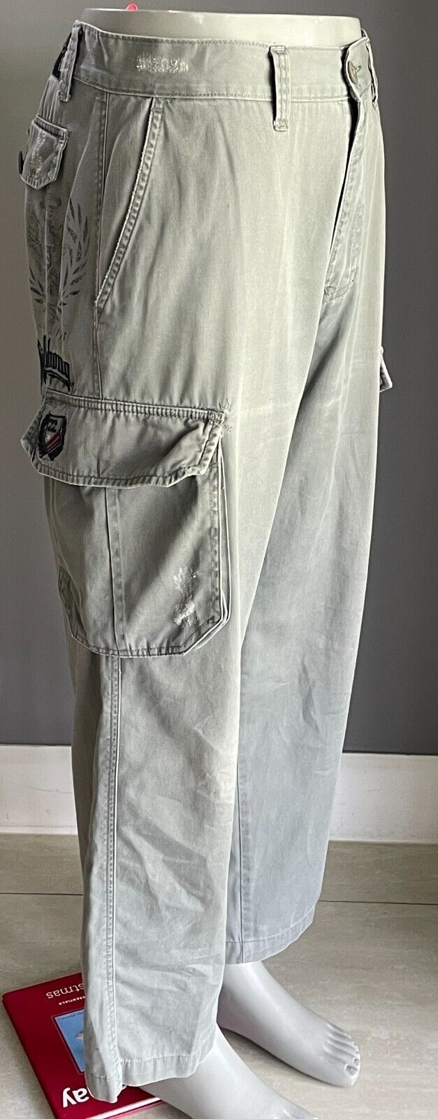 BILLABONG Mens Cargo Pants Light Khaki Full Length Size 36 94cm Waist