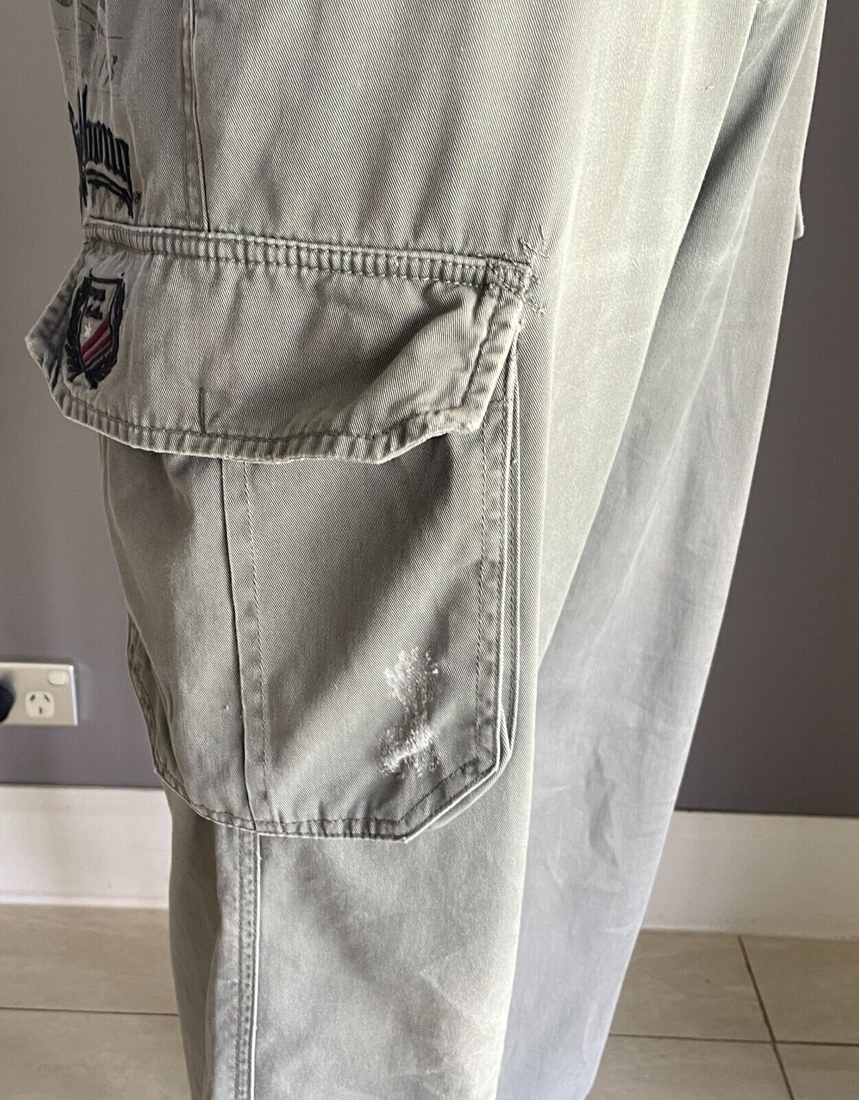 BILLABONG Mens Cargo Pants Light Khaki Full Length Size 36 94cm Waist