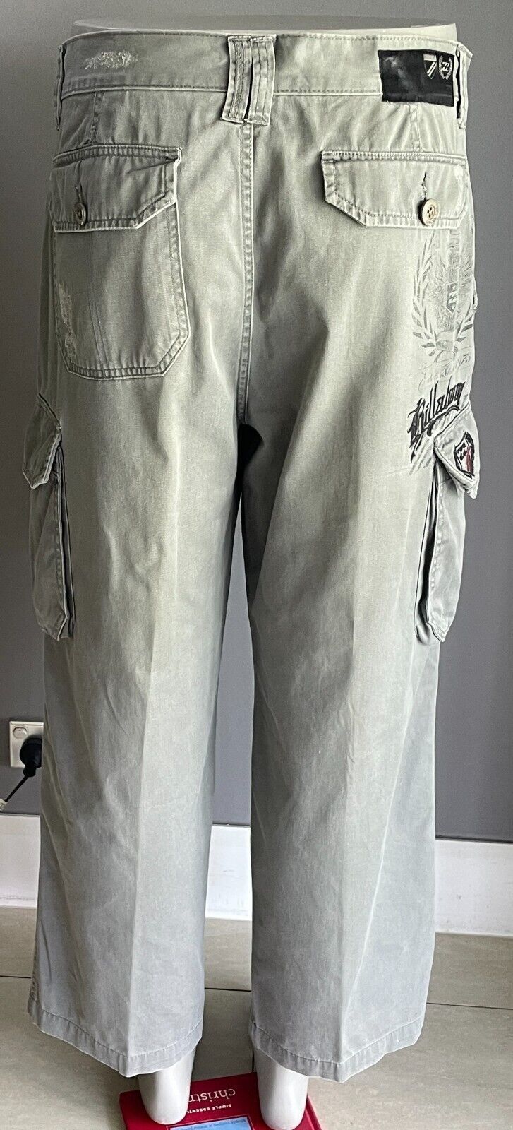 BILLABONG Mens Cargo Pants Light Khaki Full Length Size 36 94cm Waist