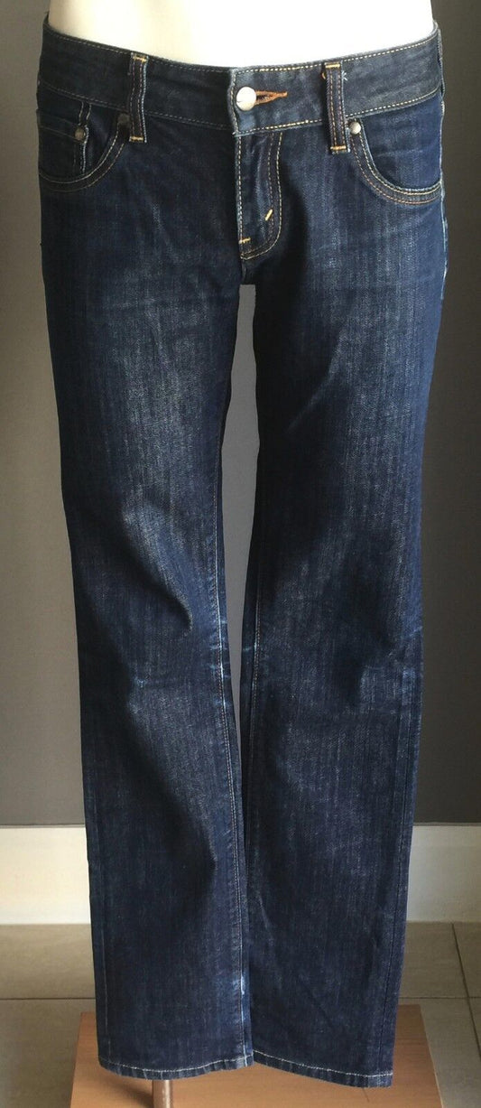 Womens LEVIS 509 Jeans Low Skinny Leg Blue Denim 5 Pocket RedTab Size 10 Vintage