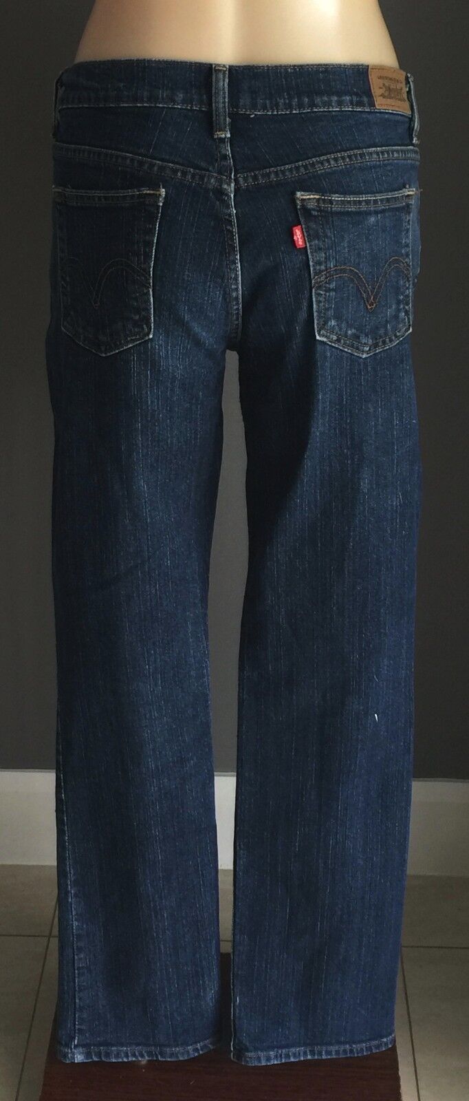 Womens LEVI'S 505 Jeans Straight Leg Denim Jeans Ladies Size 32 W