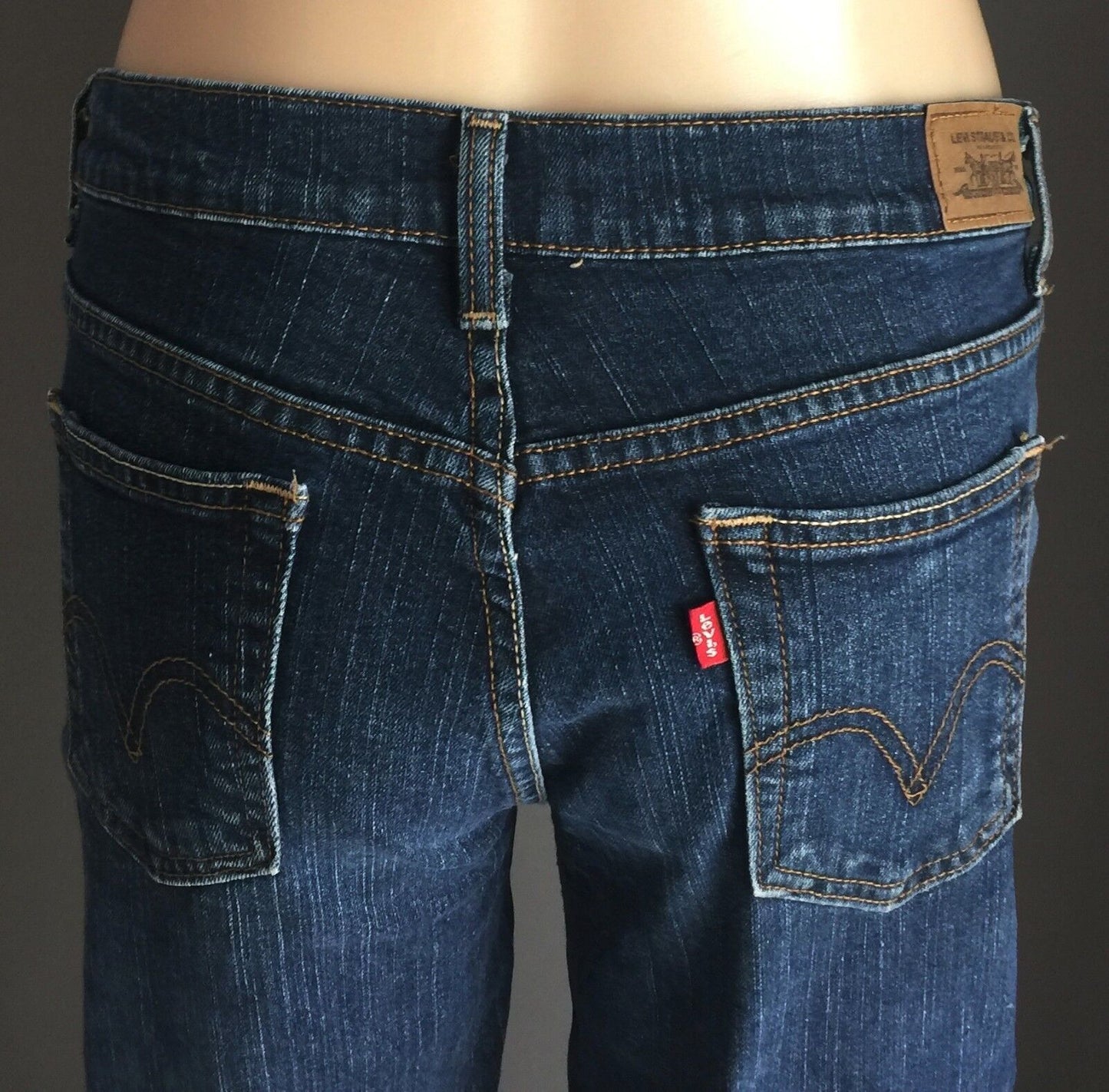 Womens LEVI'S 505 Jeans Straight Leg Denim Jeans Ladies Size 32 W