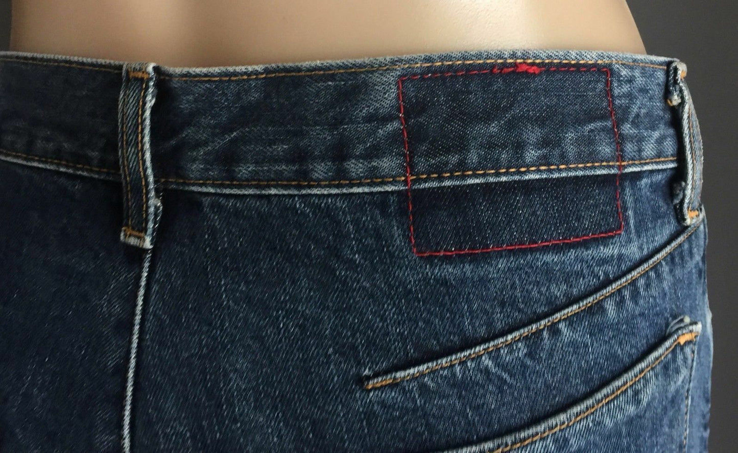 Mens LEVIS 002 Blue Jeans Straight Leg Blue Denim Size 29W 33L Retro Levi's