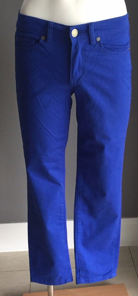 CALVIN KLEIN JEANS  Jeans Skinny Crop Cobalt Blue Denim Ladies Size 2  AU 8
