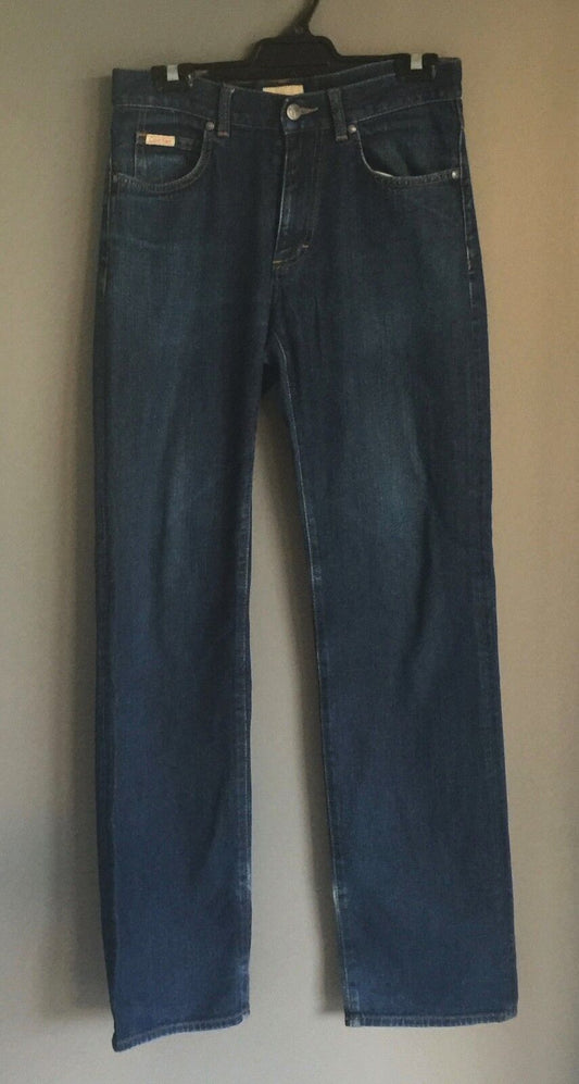 CALVIN KLEIN Jeans Blue Denim Straight Leg Ladies Size W 28 L 34 CMA082-D17-01-4