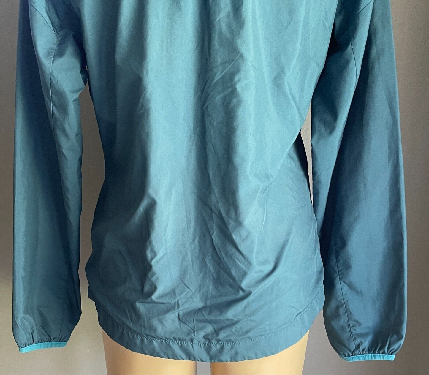 NEW BALANCE Hoodie Tennis Australia Lightweight Spray Jacket Sze M 12 Blue Green
