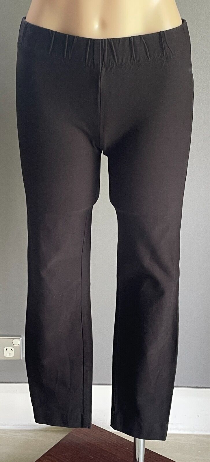 SPORTSCRAFT Pants Black Stretch Skinny Jeggings Size 10 Pull On Elastic Waist
