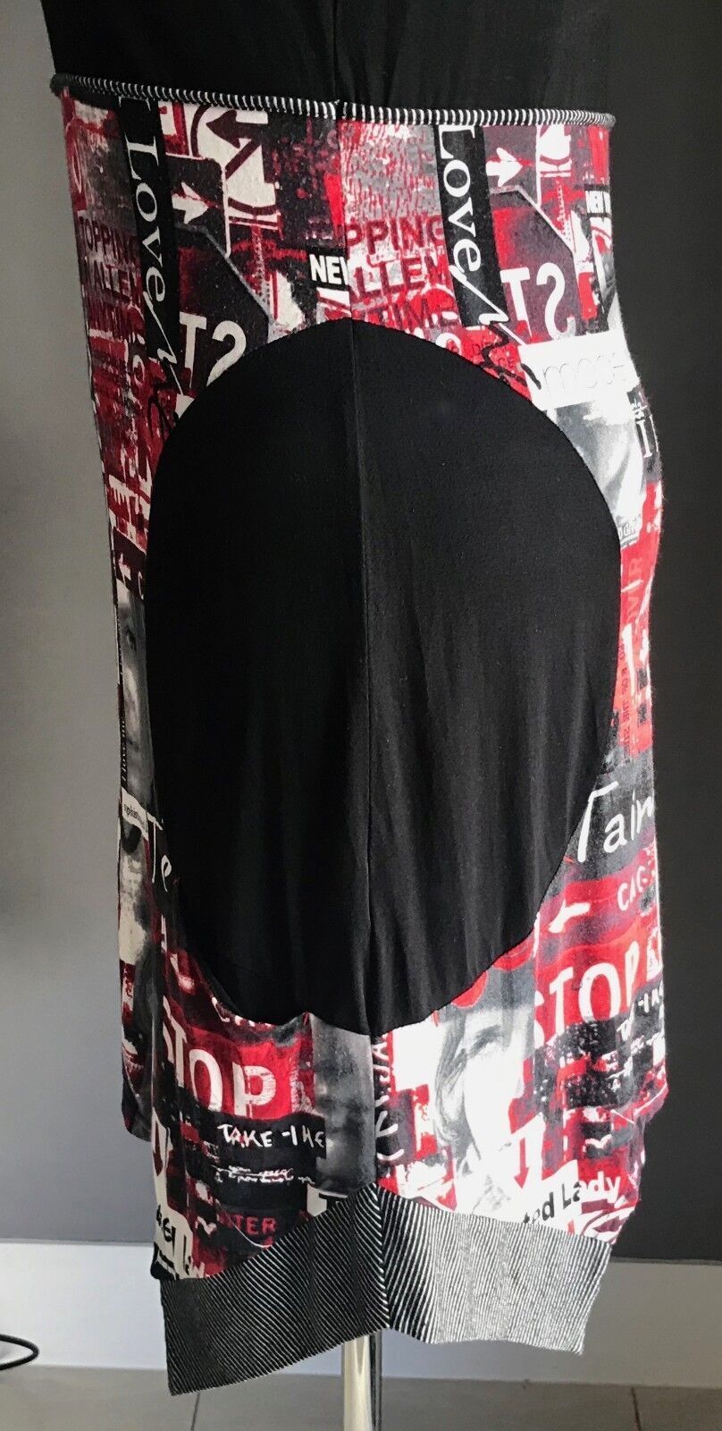 TAKING SHAPE TS Top Dress Multi Colour Cowl Neck Sleeveless Plus Sz XS 14 16 NEW