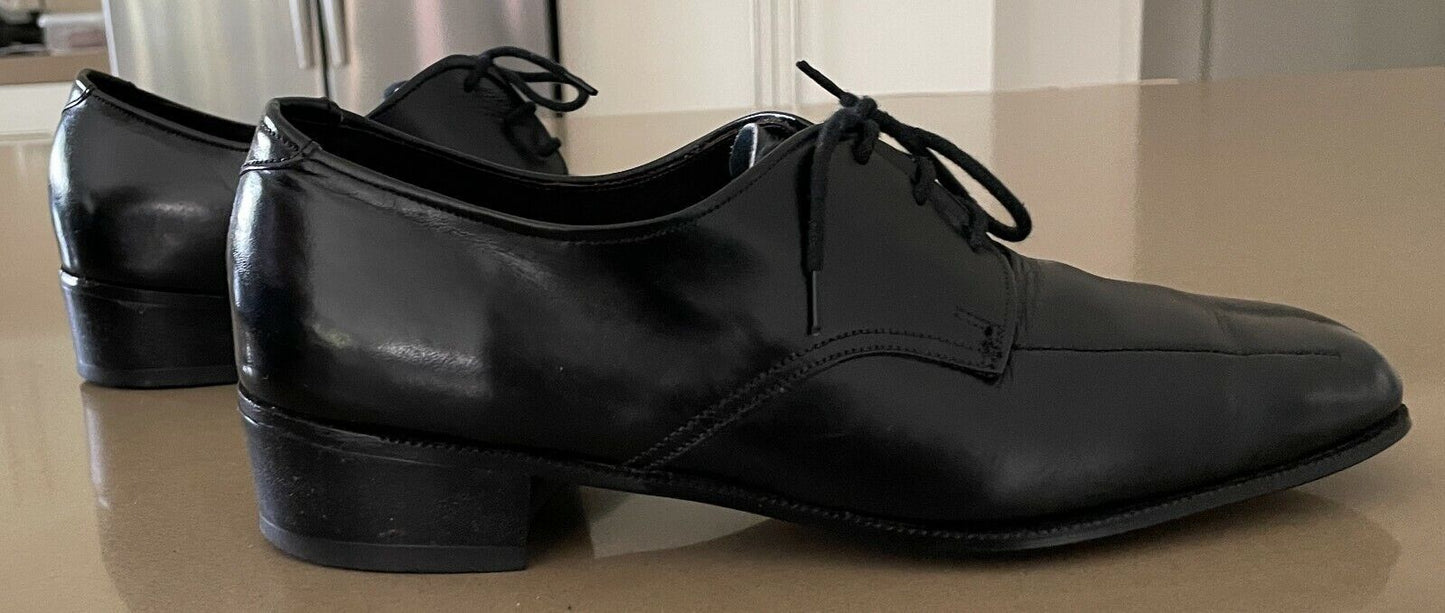 Mens CLARIDGE Dress Shoes Black Leather Lace Up  Size 6.5  27.2cm Vintage