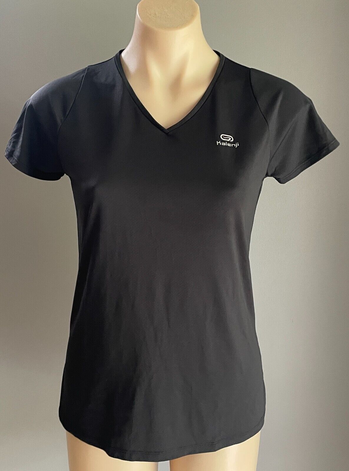 DECATHLON "Kalenji" T- Shirt Black Running Size EUR 38 AU 10 Moisture Wicking