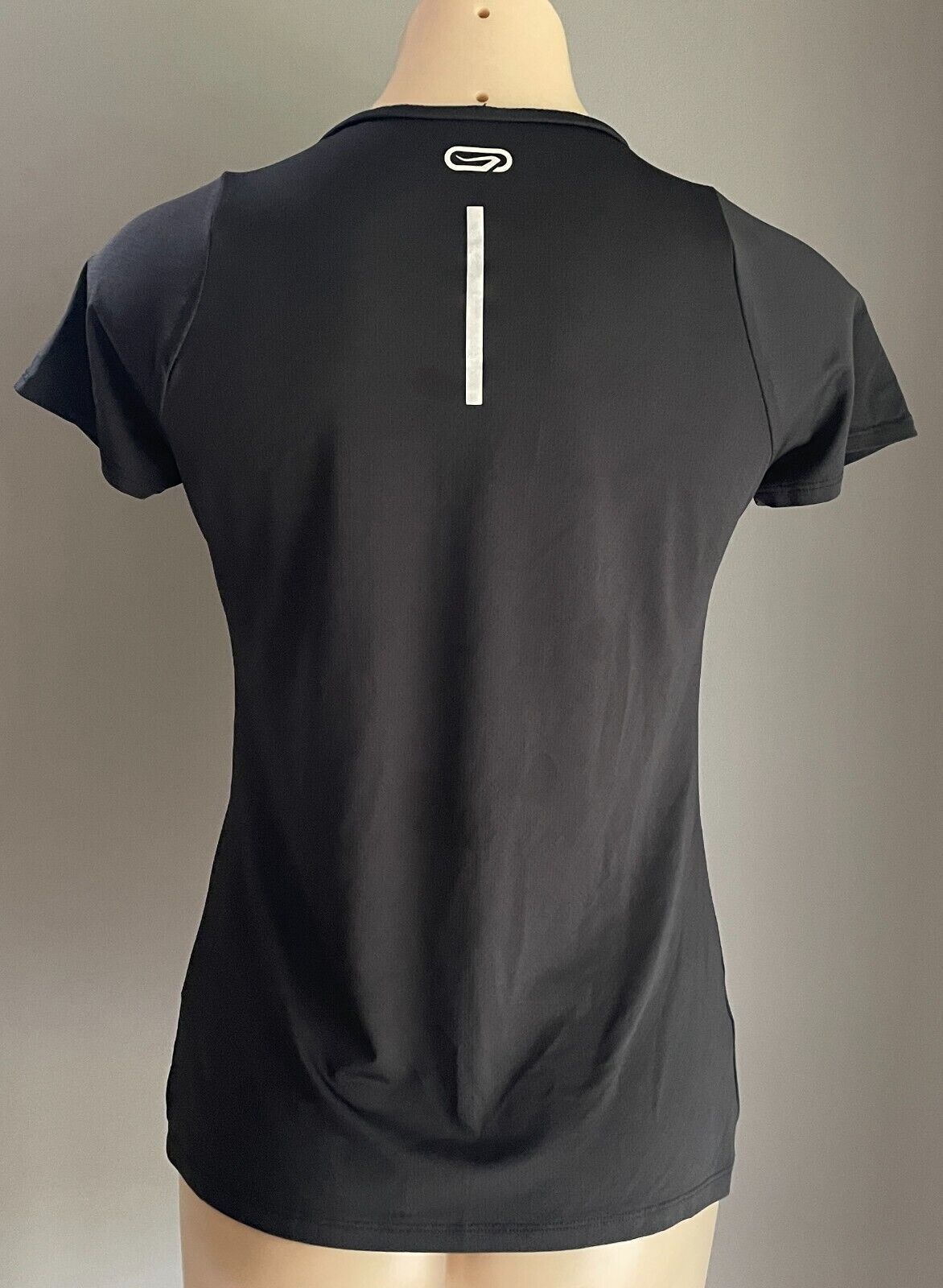 DECATHLON "Kalenji" T- Shirt Black Running Size EUR 38 AU 10 Moisture Wicking