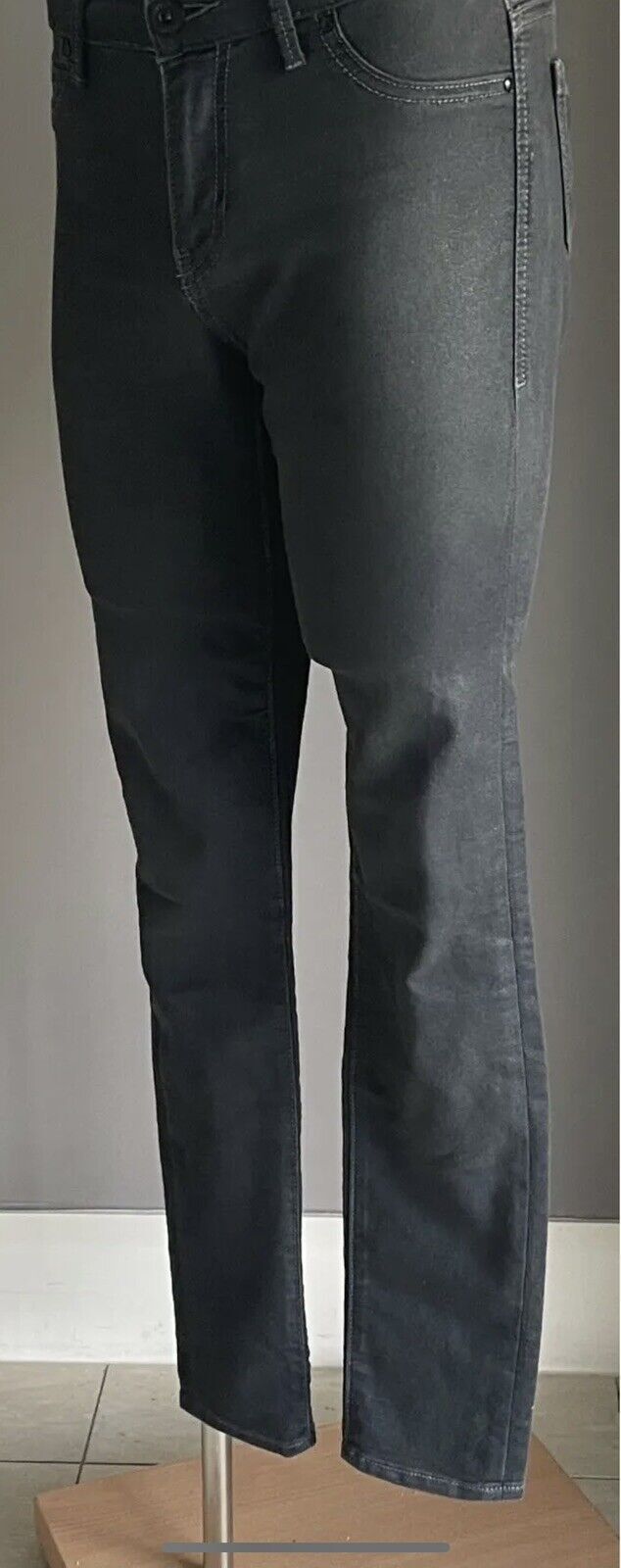 RIDERS by LEE Jeans Mid Rise Super Skinny Leg Black Denim Jeans Ladies Size 8