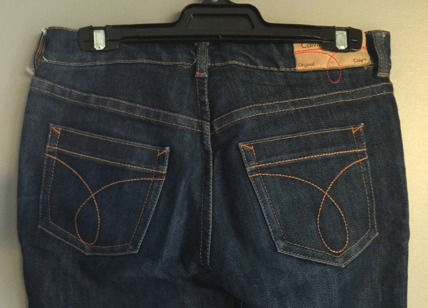 CALVIN KLEIN Jeans Blue Denim Boot Leg Ladies Size W 28 L 32 Style CWA014-488-01