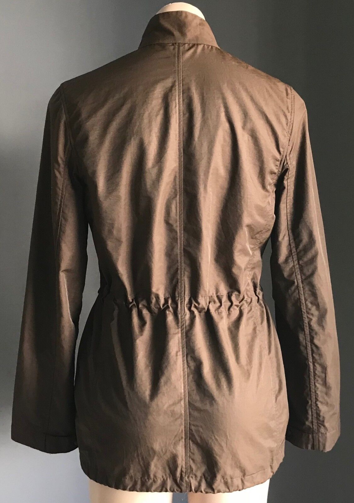 SPORTSCRAFT Coat Anorak Brown Long Sleeve Utility  Ladies Size 8 10