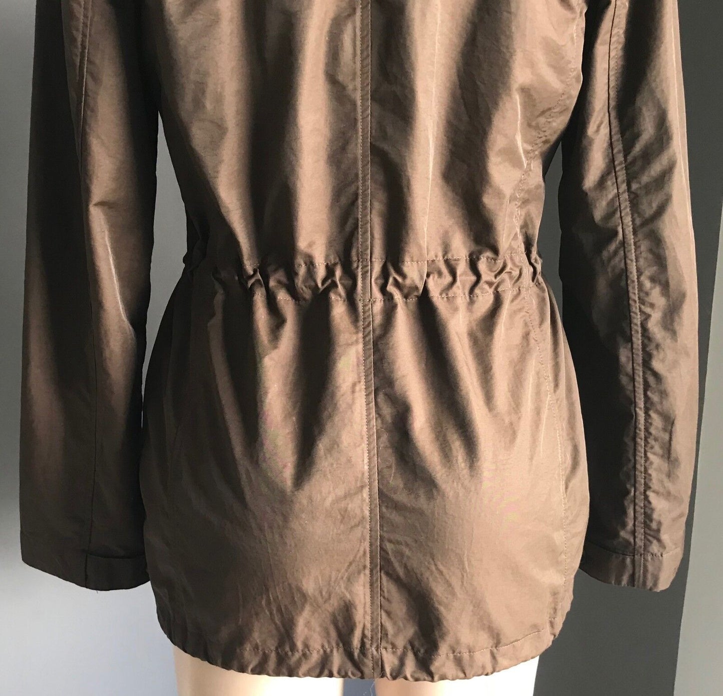 SPORTSCRAFT Coat Anorak Brown Long Sleeve Utility  Ladies Size 8 10