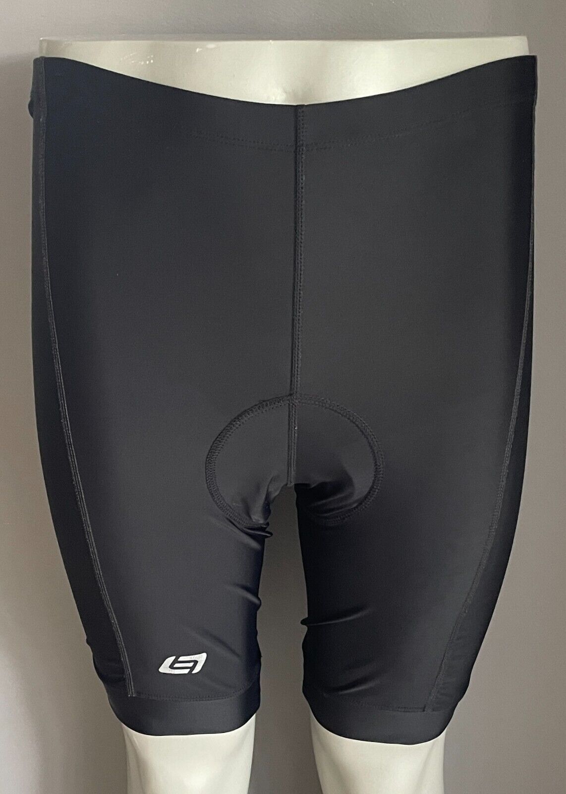 Mens BELLWETHER Cycling Shorts Criterium Black Size XL Elastic Waist Padded Seat
