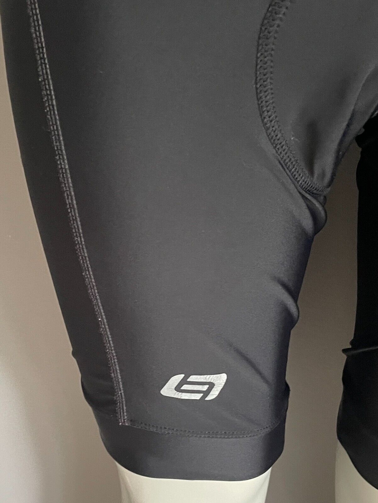 Mens BELLWETHER Cycling Shorts Criterium Black Size XL Elastic Waist Padded Seat