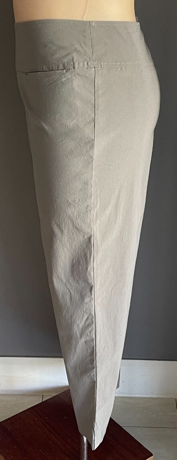 ANDIAMO Taupe "Nat" Stretch Ponte Skinny Leg Pants Bengaline Feel Size 18