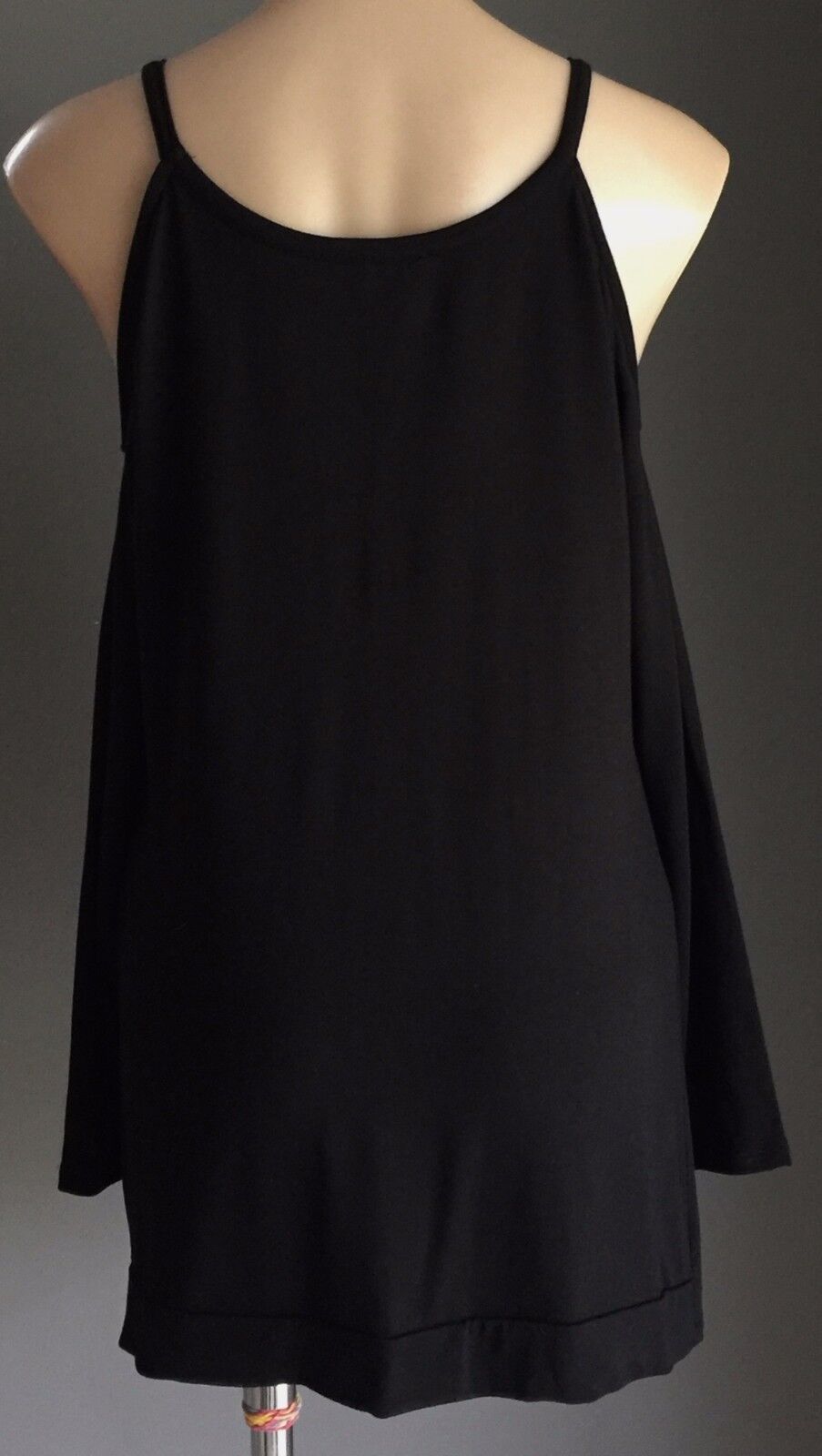 PIPER Top Black Cold Shoulder Long Sleeve Ladies Size M 10 12