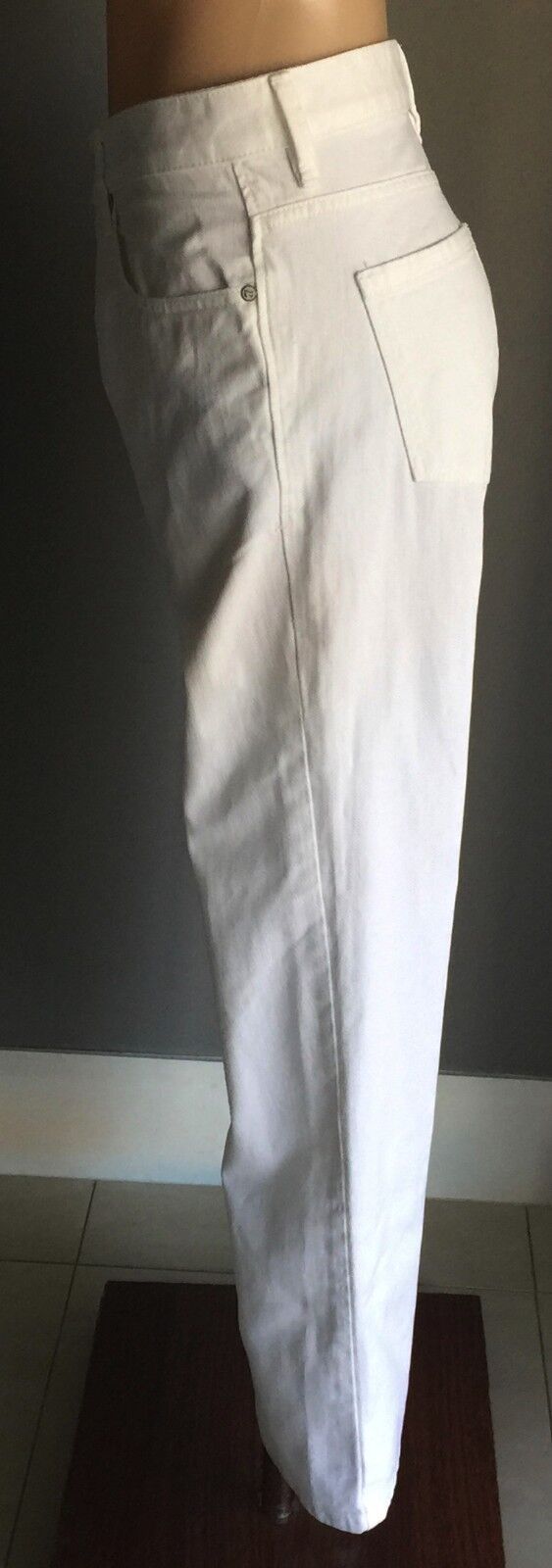 MEXX METROPOLITAN White Denim Slim Fit Size 33 AU 12  Jeans NEW