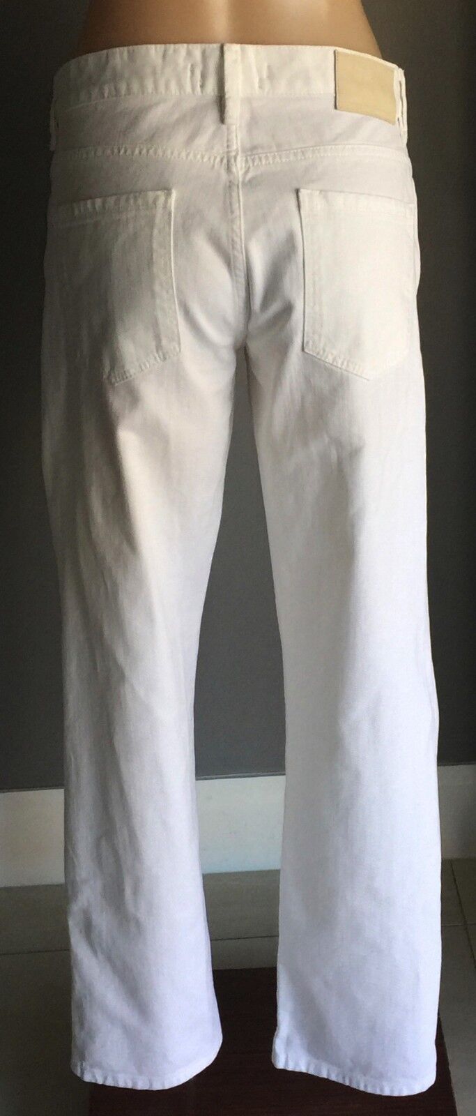 MEXX METROPOLITAN White Denim Slim Fit Size 33 AU 12  Jeans NEW