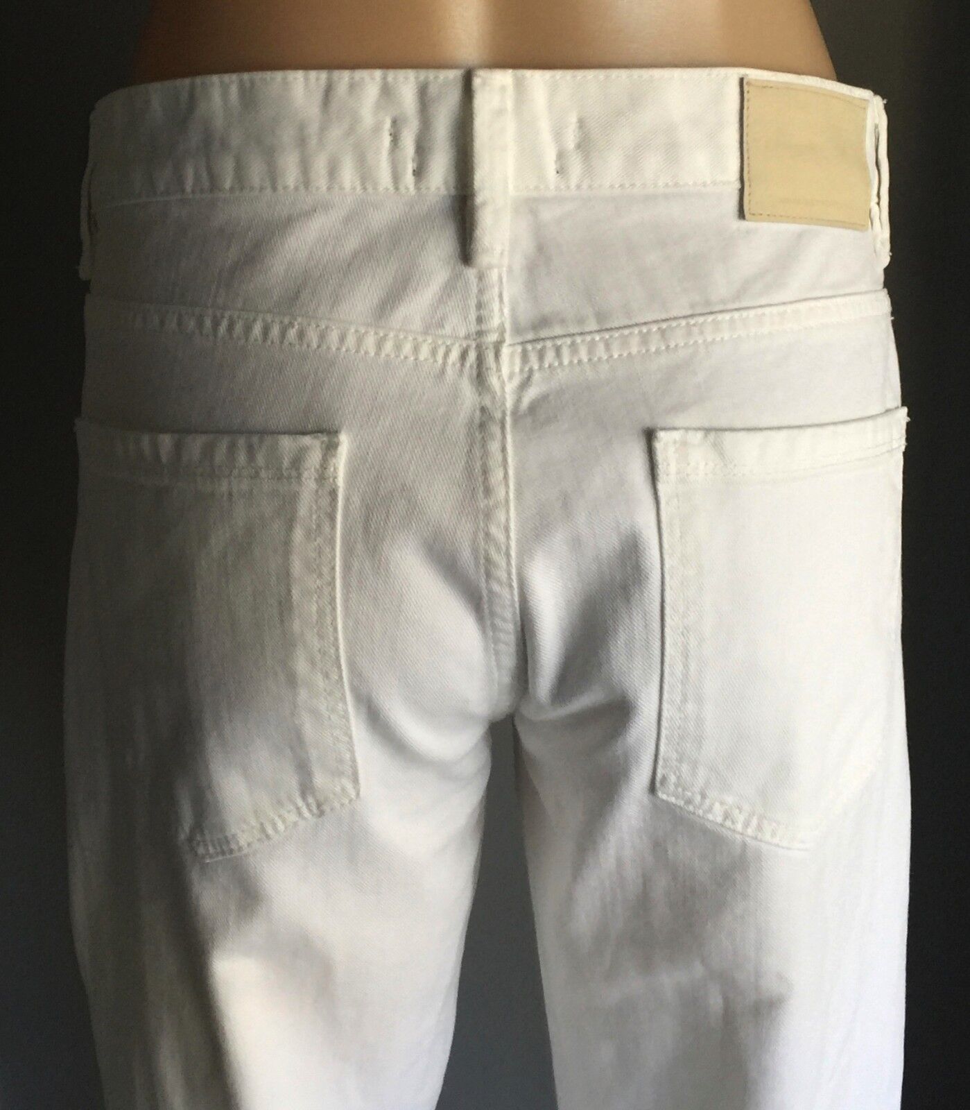 MEXX METROPOLITAN White Denim Slim Fit Size 33 AU 12  Jeans NEW
