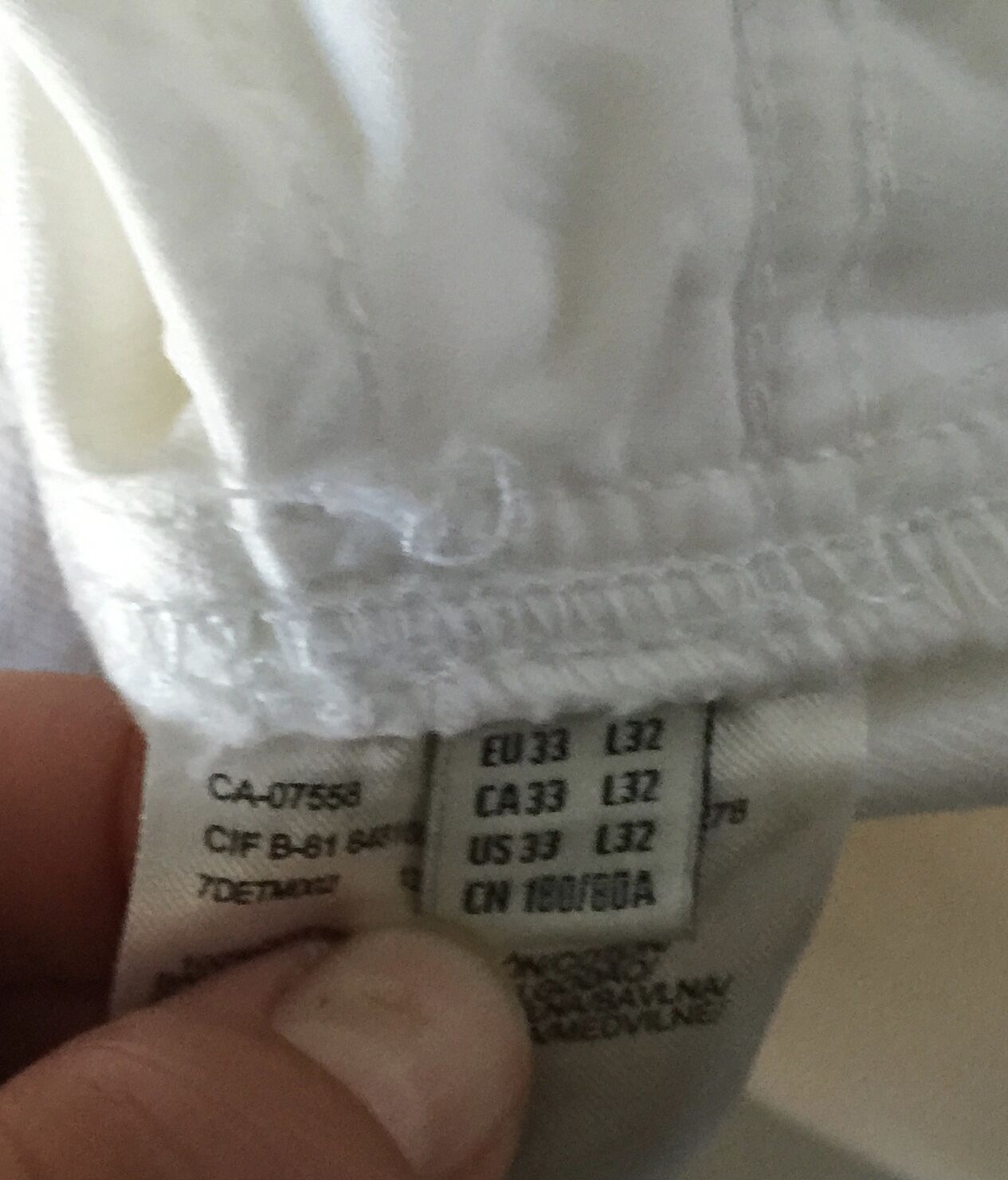MEXX METROPOLITAN White Denim Slim Fit Size 33 AU 12  Jeans NEW