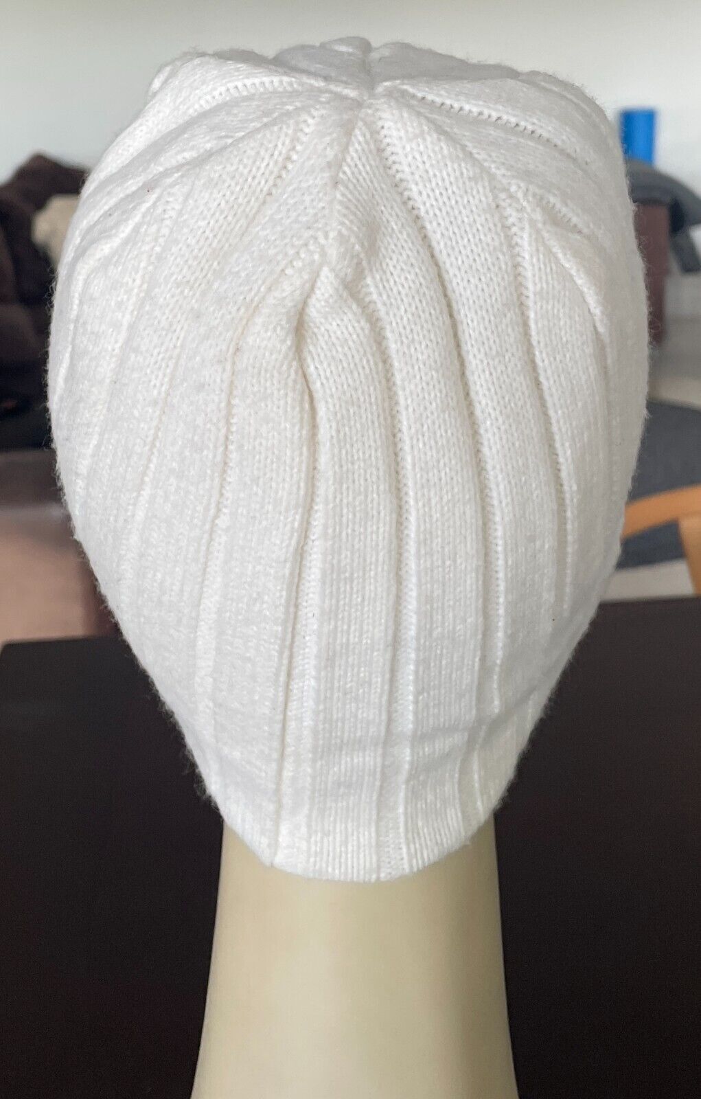 BILLABONG Beanie Peaked Off White Knit Acrylic Cap Hat One Size